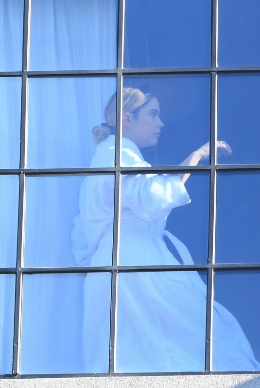 ASHLEY BENSON in Her Hotel in New York 11/24/2020