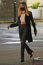 ASHLEY BENSON Out for Dinner with Friends in Los Angeles 11/05/2020