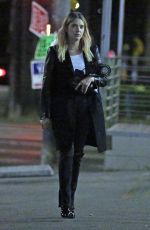 ASHLEY BENSON Out for Dinner with Friends in Los Angeles 11/05/2020