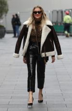 ASHLEY ROBERTS Arrives at Global House Radio in London 11/17/2020