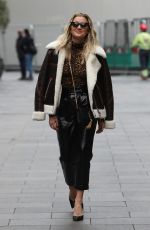 ASHLEY ROBERTS Arrives at Global House Radio in London 11/17/2020