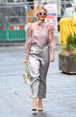 ASHLEY ROBERTS Arrives at Heart Radio Breakfast Show in London 11/09/2020