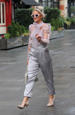 ASHLEY ROBERTS Arrives at Heart Radio Breakfast Show in London 11/09/2020