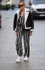 ASHLEY ROBERTS Arrives at Heart Radio in London 11/23/2020