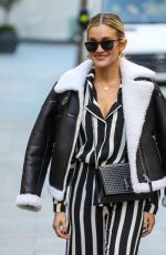 ASHLEY ROBERTS Arrives at Heart Radio in London 11/23/2020