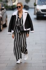 ASHLEY ROBERTS Arrives at Heart Radio in London 11/23/2020