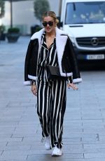 ASHLEY ROBERTS Arrives at Heart Radio in London 11/23/2020