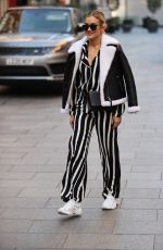 ASHLEY ROBERTS Arrives at Heart Radio in London 11/23/2020