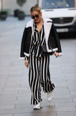ASHLEY ROBERTS Arrives at Heart Radio in London 11/23/2020
