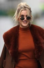 ASHLEY ROBERTS Arrives at Heart Radio in London 11/24/2020