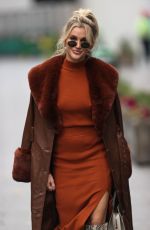 ASHLEY ROBERTS Arrives at Heart Radio in London 11/24/2020
