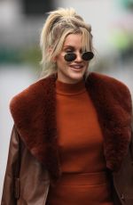 ASHLEY ROBERTS Arrives at Heart Radio in London 11/24/2020
