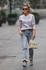 ASHLEY ROBERTS Arrives at Heart Radio Show in London 11/06/2020