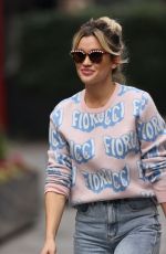 ASHLEY ROBERTS Arrives at Heart Radio Show in London 11/06/2020