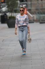 ASHLEY ROBERTS Arrives at Heart Radio Show in London 11/06/2020