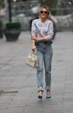 ASHLEY ROBERTS Arrives at Heart Radio Show in London 11/06/2020