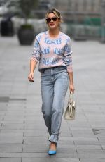 ASHLEY ROBERTS Arrives at Heart Radio Show in London 11/06/2020