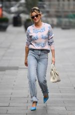 ASHLEY ROBERTS Arrives at Heart Radio Show in London 11/06/2020