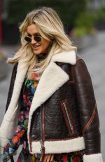 ASHLEY ROBERTS Leaves Global Radio in London 11/10/2020