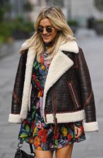 ASHLEY ROBERTS Leaves Global Radio in London 11/10/2020