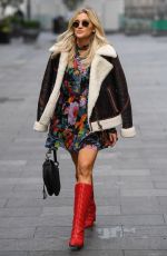ASHLEY ROBERTS Leaves Global Radio in London 11/10/2020