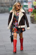 ASHLEY ROBERTS Leaves Global Radio in London 11/10/2020