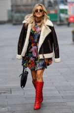 ASHLEY ROBERTS Leaves Global Radio in London 11/10/2020