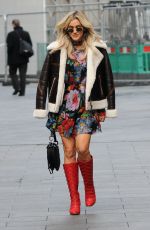 ASHLEY ROBERTS Leaves Global Radio in London 11/10/2020