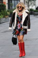 ASHLEY ROBERTS Leaves Global Radio in London 11/10/2020