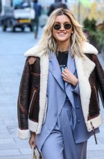 ASHLEY ROBERTS Leaves Global Studios in London 11/04/2020