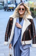 ASHLEY ROBERTS Leaves Global Studios in London 11/04/2020