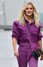 ASHLEY ROBERTS Leaves Radio Breakfast Show in London 11/12/2020