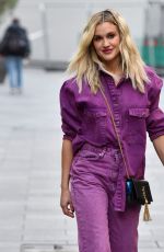 ASHLEY ROBERTS Leaves Radio Breakfast Show in London 11/12/2020