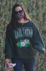 AUBREY PLAZA Out with Her Dogs in Los Angeles 11/21/2020