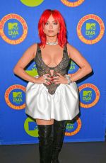 BEBE REXHA at MTV European Music Awards 2020 in London 11/08/2020