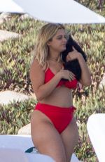 BEBE REXHA in a Red Bikini in Cabo San Lucas 11/01/2020