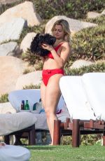 BEBE REXHA in a Red Bikini in Cabo San Lucas 11/01/2020