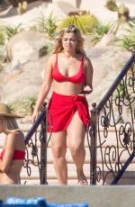 BEBE REXHA in a Red Bikini in Cabo San Lucas 11/01/2020