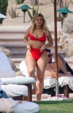 BEBE REXHA in a Red Bikini in Cabo San Lucas 11/01/2020
