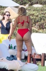 BEBE REXHA in a Red Bikini in Cabo San Lucas 11/01/2020