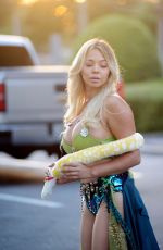 BELLA BUNNIE AMOR Out in Los Angeles 11/02/2020