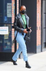 BELLA HADID and JUSTINE SKYE Out Shopping in New York 11/17/2020