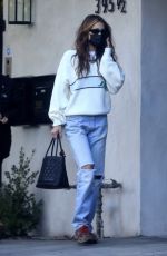 BELLA HADID Leaves a Studio in Los Angeles 11/11/2020
