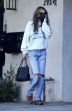 BELLA HADID Leaves a Studio in Los Angeles 11/11/2020