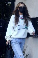 BELLA HADID Leaves a Studio in Los Angeles 11/11/2020