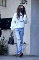 BELLA HADID Leaves a Studio in Los Angeles 11/11/2020