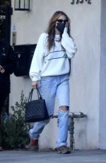BELLA HADID Leaves a Studio in Los Angeles 11/11/2020