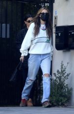 BELLA HADID Leaves a Studio in Los Angeles 11/11/2020