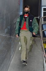 BELLA HADID Leaves Givenchy Campaign Shoot in New York 11/21/2020