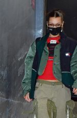 BELLA HADID Leaves Givenchy Campaign Shoot in New York 11/21/2020